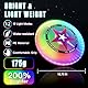 LED Flying Disc, Leuchtende Fliegender Scheibe 175G Wasserdicht für Kinder Erwachsene Garten Camping Sport Spiele, Spielzeug Geschenk für Jungen Mädchen ab 6 Jahre