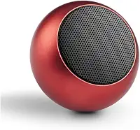 Caixa de Som Bolinha Bluetooth Super Potente Mini, sem fio, Tws Mini Speaker Amplificada (VERMELHO) - TYDA