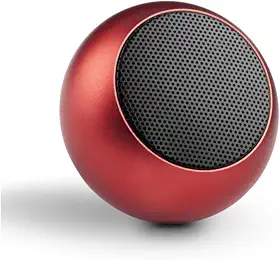 Caixa de Som Bolinha Bluetooth Super Potente Mini, sem fio, Tws Mini Speaker Amplificada (VERMELHO) - TYDA