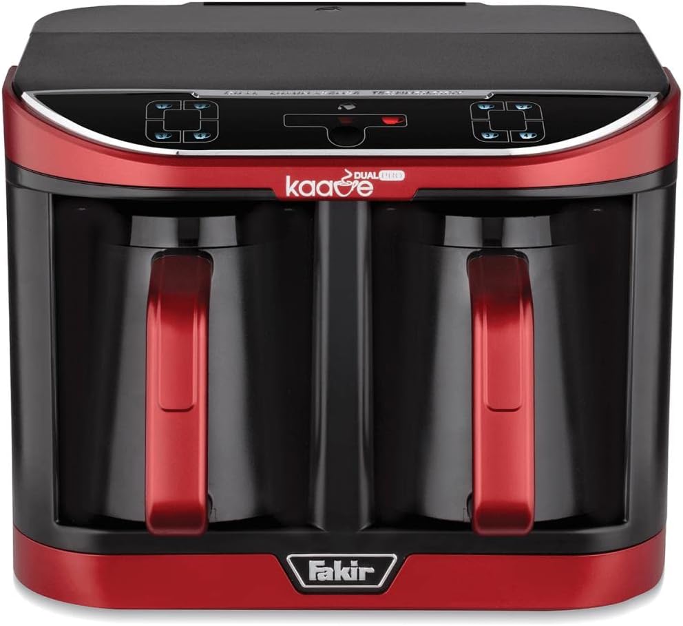 Fakir Kaave Dual Pro Turkish Coffee Machine Rouge, Red"Min 1 year manufacturer warranty"