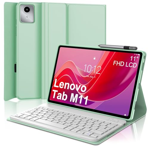 SENGBIRCH Funda con Teclado para Lenovo Tab M11 (2024) 11' (TB330FU / TB330XU) - Teclado Español Ñ...
