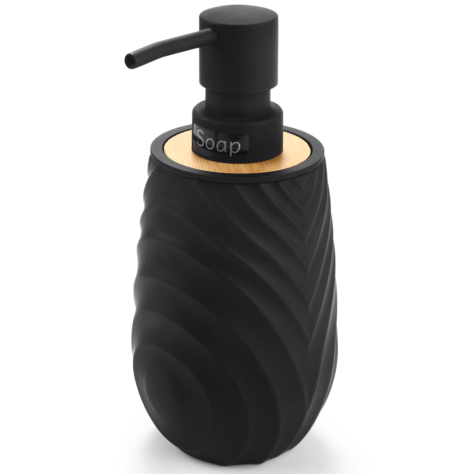Moderne Seifenspender Schwarz Bambus Splmittelspender Kche, Seifenspender  Bad fr Badezimmer, Arbeitsplatte, Hand and Dish Soap Dispenser (Schwarz) :  Amazon.de: Kche, Haushalt & Wohnen