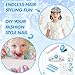 INNOCHEER Kids Makeup Kit for Girl Toys, Frozen Toys for Girls Makeup Kit, Washable Make Up for Kids Double Layer, Frozen Makeup for Little Girls, Gifts Toys for 3 4 5 6 7 8 9 10 11 12+ Year Old Girls
