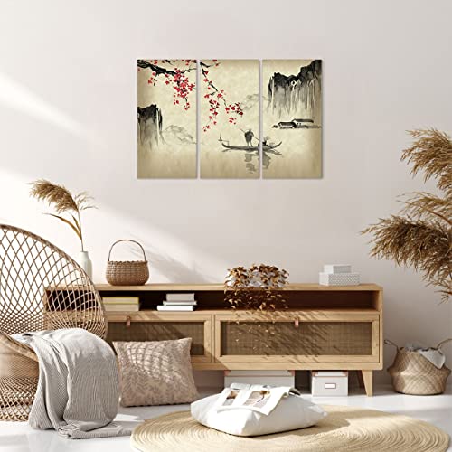 Image tableau triptyque grand format pour habiller un grand mur vide - 4