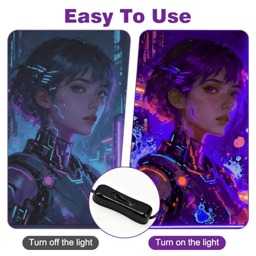 2Pcs 5W UV Schwarzlicht Röhre 24 LEDs 5V USB Schwarzlicht Lamp 385-400 nm Tragbar 270° Abstrahlwinkel für Weihnachten, Halloween, Disco, Körpermalerei, fluoreszierend, Blacklight Party Dekorationen