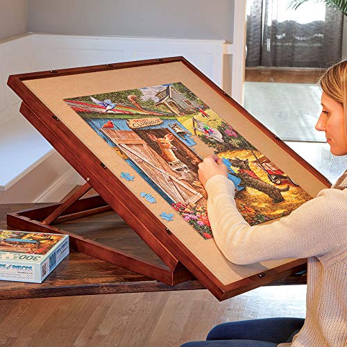 Bits And Pieces 44319 Deluxe Swivel Puzzle Easel Board thumb #1
