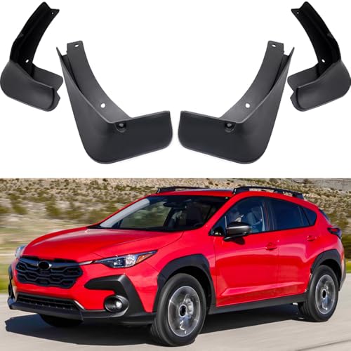 Image of Mudguards Mud Flaps Splash Guards Fenders Compatible with 2024 2025 Subaru Crosstrek (Excluding Wilderness Models), 4pcs Mud Guard Kit, Black