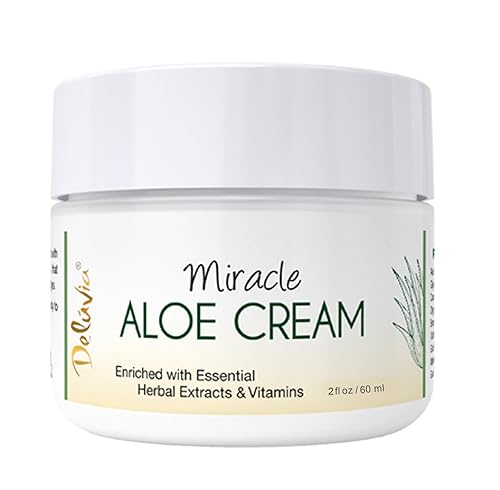 Miniatura 13 de Deluvia Miracle Loción de aloe, crema de aloe vera, hidratante de aloe vera para cara y cuerpo, crema solar calmante de aloe, loción de aloe vera