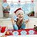 Outus 40 Pieces Snowflakes Cut-Outs Christmas Winter Theme Colorful Cutouts with Glue Point Dots for Winter Holiday Classroom Bulletin Board Christmas Party Decoration, 5.9 x 5.9 Inch