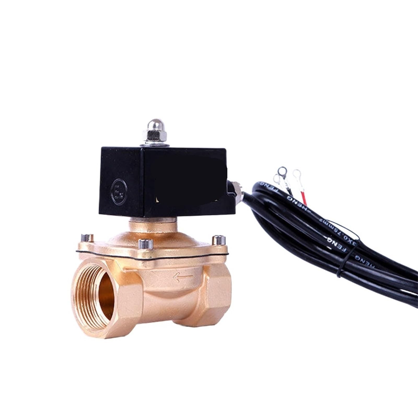 Válvula solenoide de latón 1-1/4 BSP 110V normalmente cerrada de acción directa