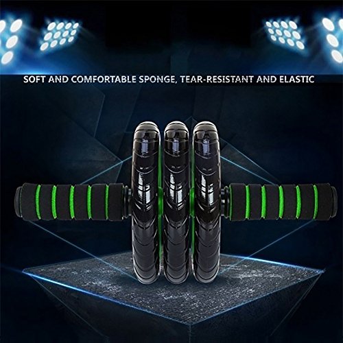 Wilitto LetomNet trainingsapparaat, roller, buikspiertraining, fitness, gym, thuistraingereedschap, zwart + groen - Image 7