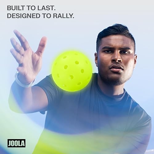 Miniatura 6 de JOOLA HC-40 - Pelotas de pickleball para canchas duras con tubo de almacenamiento  Pelotas aprobadas por USAP para juego de torneos  Paquete de 3 o