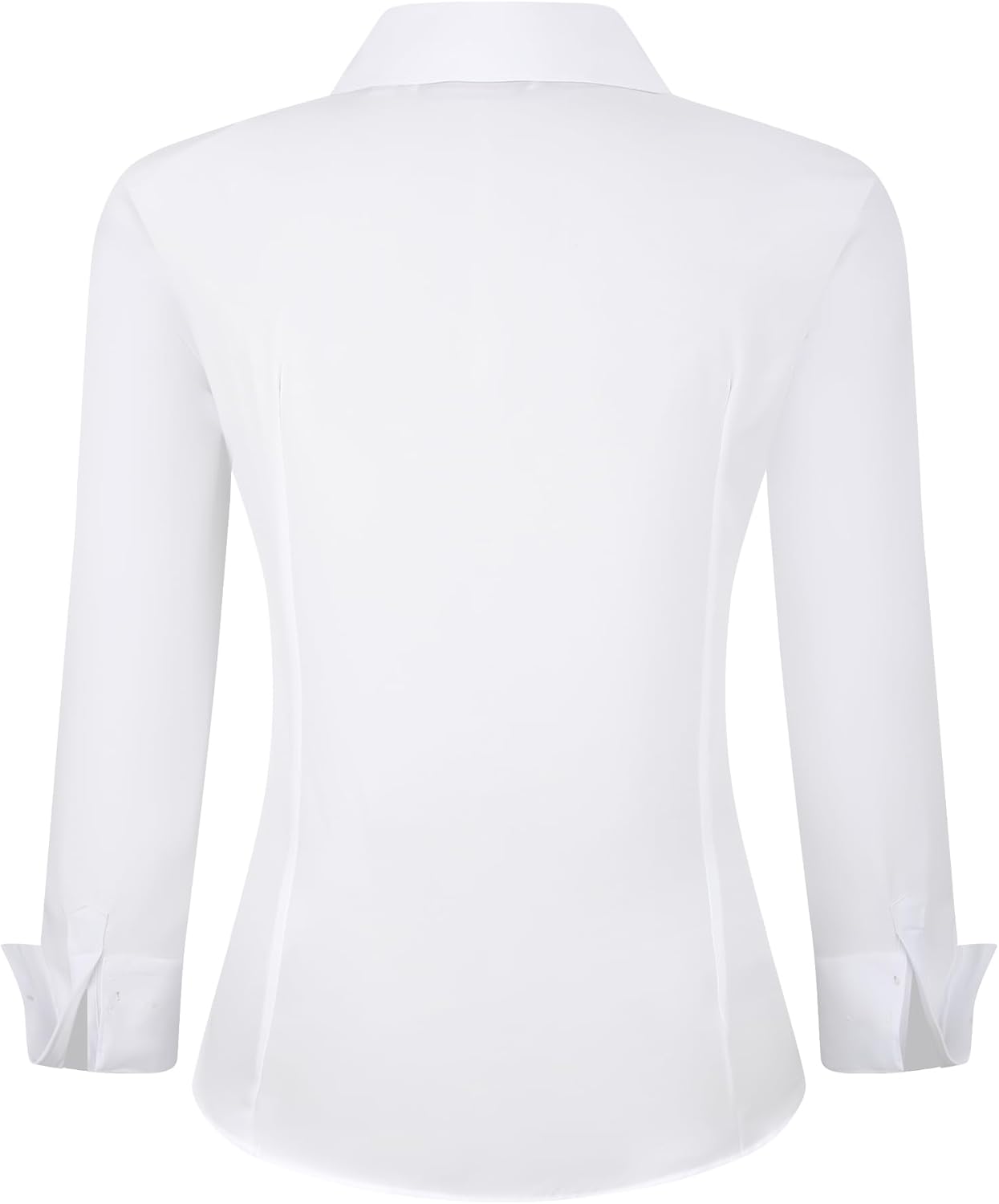 Esabel.C Womens Button Down Shirts Long Sleeve Regular Fit Stretch Work Blouse