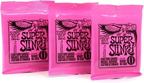 Amazon.com: Ernie Ball 2223 Super Slinky Nickel Wound Set Electric
