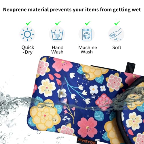 Image of Neoprene Phone Sleeve Pouch Case Bag for Men Women w /Crossbody Strap /Neck Lanyard for iPhone 17 /16 /15 /14 Pro Max, Samsung S25,Pixel 10
