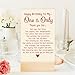 OJsensai Funny Birthday Card for Husband Wife, Romantic Birthday Gift Card for Women Men, Happy Birthday to My One & Only