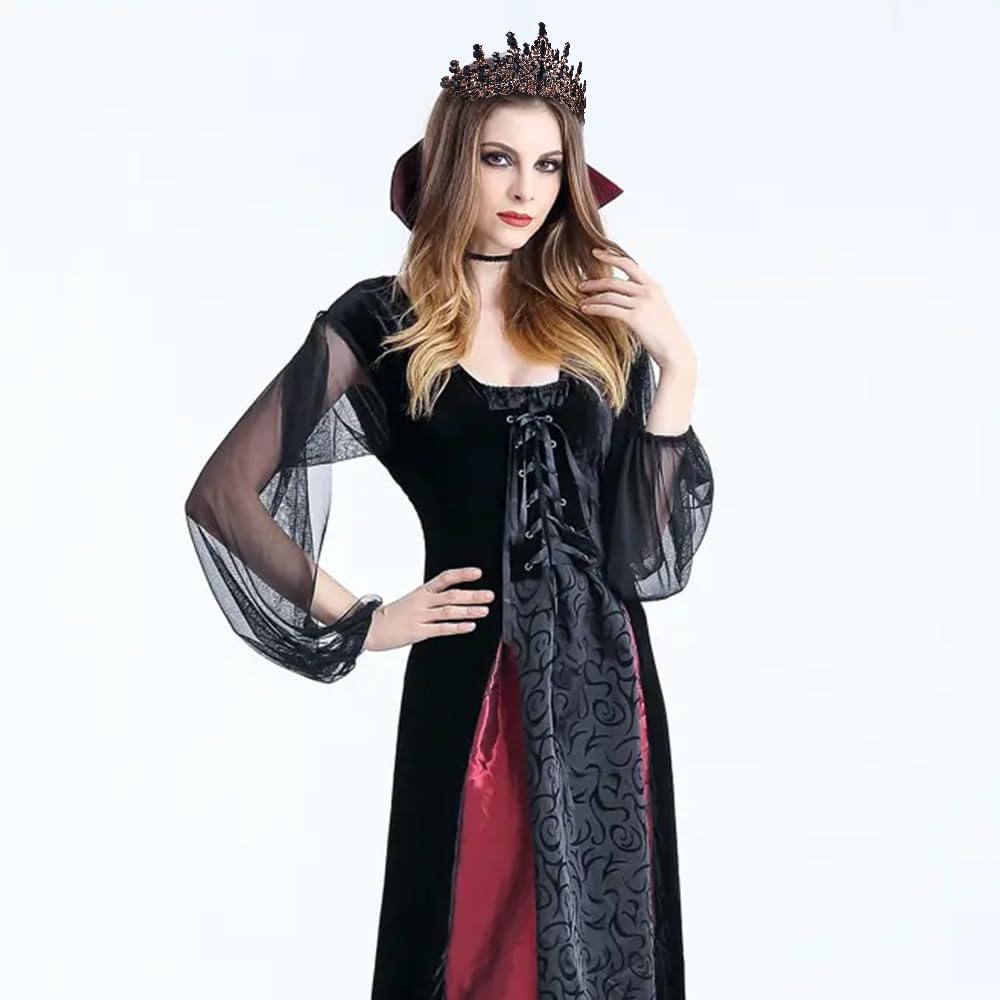 Kamirola Crystal Crowns and Tiaras Headband for Women Birthday Party Wedding Prom Bridal Halloween (TR19) - Image 4