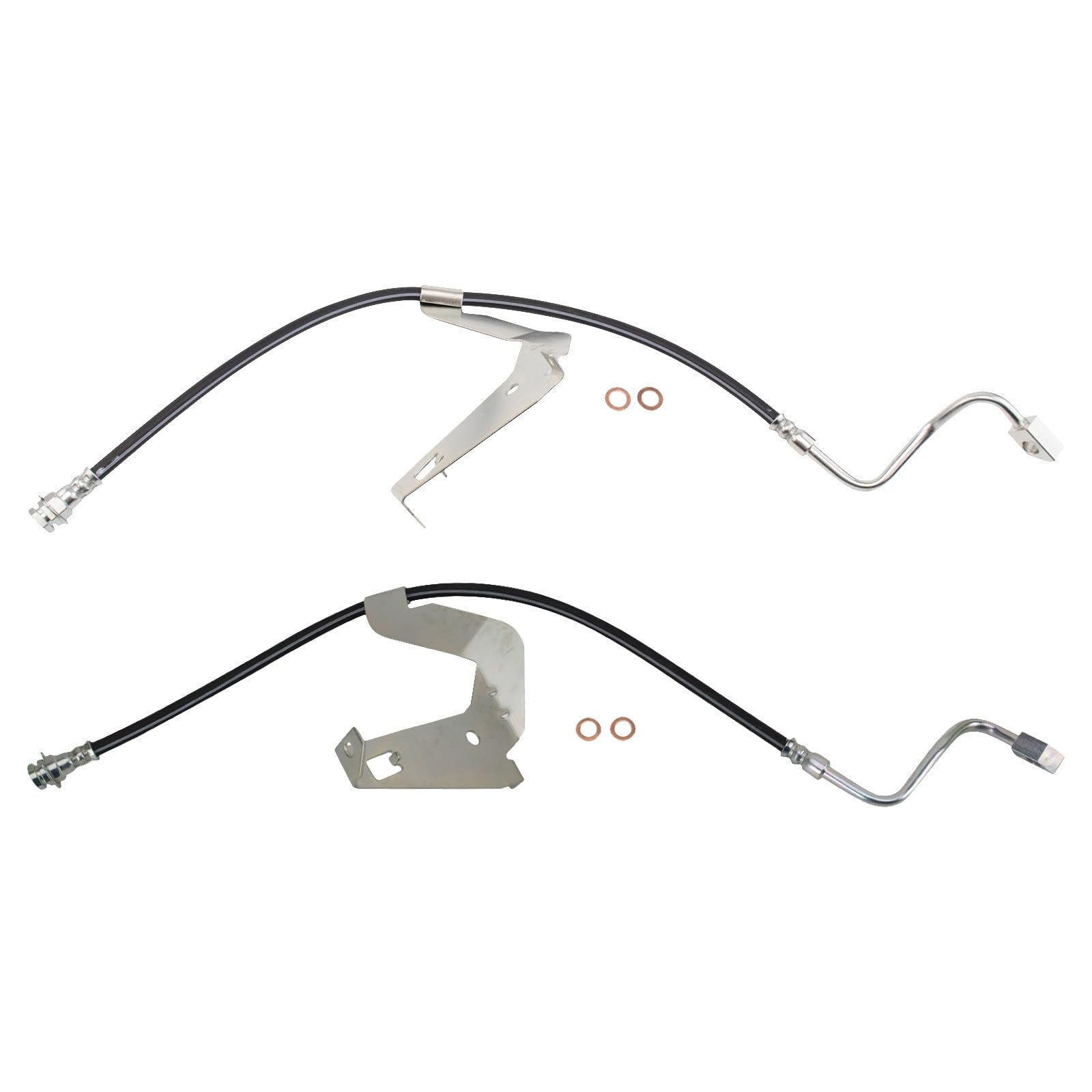 TRQ Front Brake Hose Set