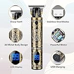 GSKY Hair Clippers for Men, Professional Hair & Beard Trimmer for Barber, Cordless Clippers for Hair Cutting, USB…