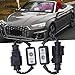 NZGZJYN Car Dynamic Tum Signal Blinker Module Waterproof LED Tail Lights Dynamic Turn Signal Adapter Harness Blinker Module Kits Fit for Audi A3 8V 2013-20182Pcs (Black)