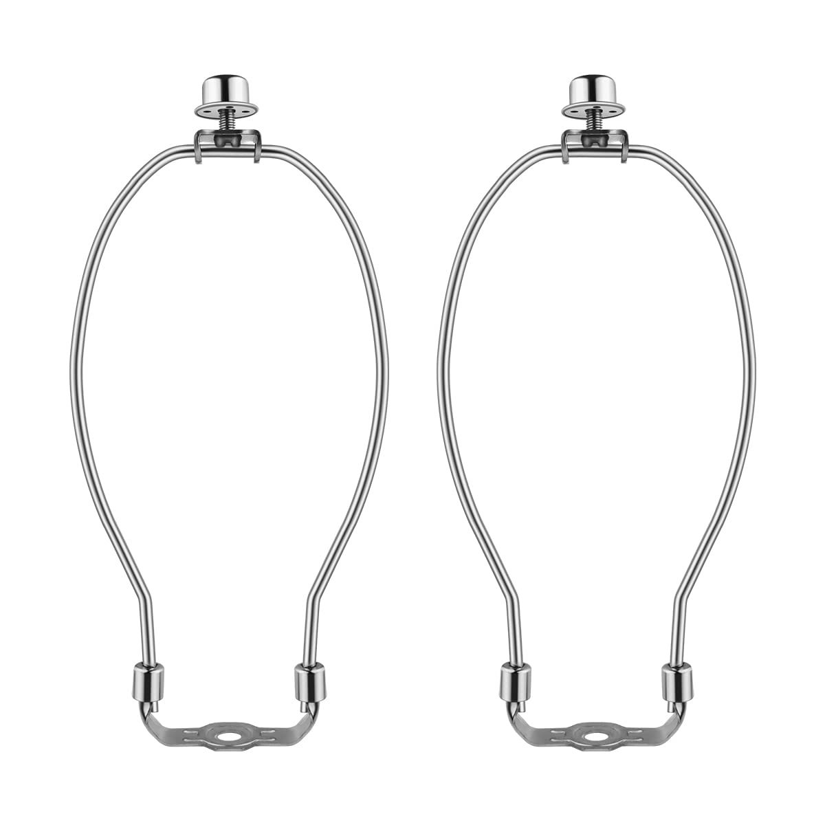 2 Pcs 9Inch Lamp Shade Harp Holders Detachable Lamp Shade Bracket Heavy Duty