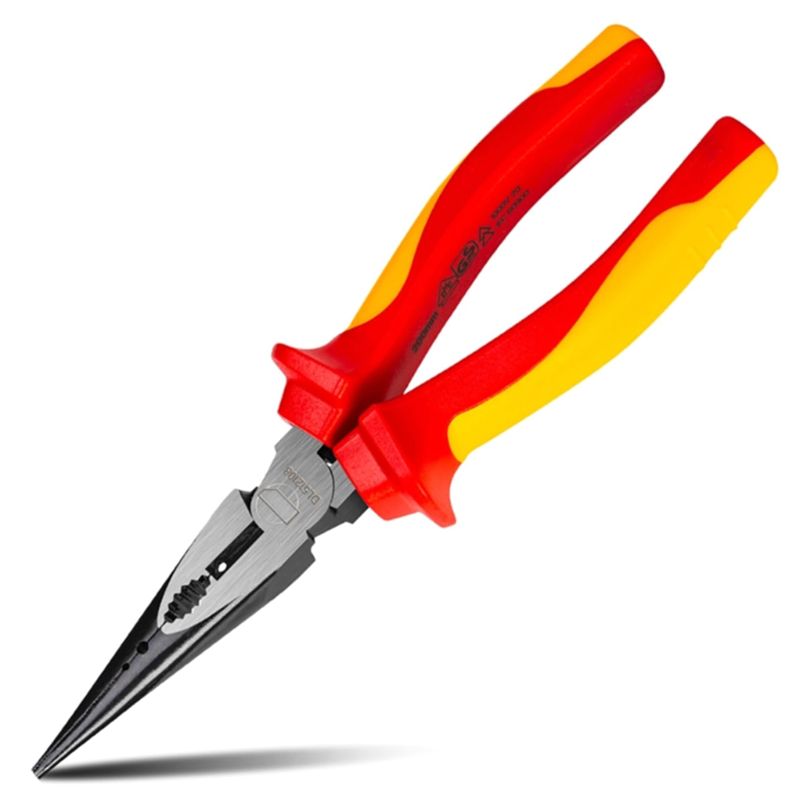 And Safe 150mm Insulated Long Needle Nose Pliers Steel Constructions