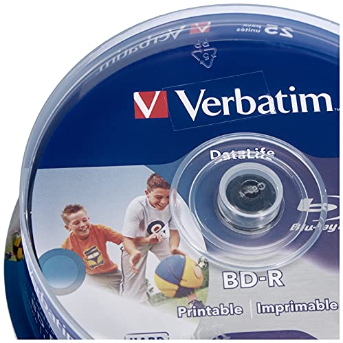 Evita perder datos con BD-R 25GB Verbatim DataLife discos imprimibles pack de 25 2