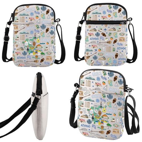 Greek Theme Travel Gift Greece Trip Crossbody Bag Greece Honeymoon Gift4