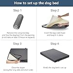 CozyLux-Dog-Bed-for-Large-Dogs-Big-Orthopedic-Egg-Crate-Foam-Dog-Pad-with-Removable-Washable-Cover-Pet-Bed-Mat-Suitable-for-Dogs-Up-to-65lbs-35-x-22-x-3-inch-Dark-Grey