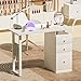 Manicure Table for Nail Tech, Nail Table for Nail Tech Manicure Desk Nail Station，Nail Makeup Beauty Salon Storage Acetone Resistant, Wrist Cushion, 3 Drawers, for Nail Tech | Salon & Home Studio Use