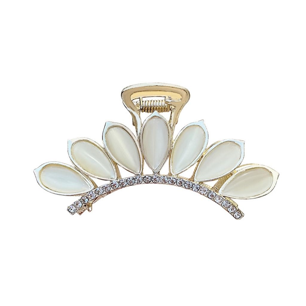 Large Shark Hair Clip Internet Celebrity Style Headpiece Hairpin Trendy Hair Accessory Secure Hold for Women Daily Party Styling