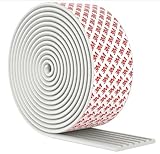 RANJIMA Kantenschutz selbstklebend, Weichem extra Breit Schaumstoff Kantenschutz für Möbel Eckenschutz Baby Sicherheit Kindersicherheit Kinderschutz Stoßschutz für scharfe (Weiß 8M Lang, 8CM Breit)