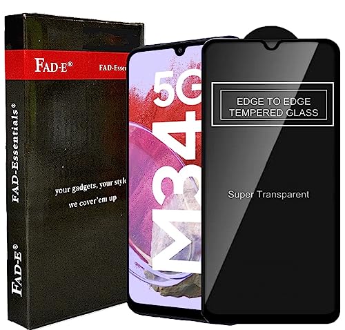 Image of FAD-E Tempered Glass Screen Protector Guard for Samsung Galaxy M34 5G / F34 5G (Transparent)