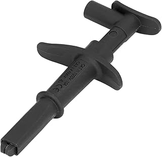 Crocodile Clip Test Hook Multimeter Test Hook Alligator Clip Test Clip for Line Detection(Black)