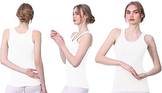 فانلة بدون أكمام بقصة سادة للنساء من دايس (عبوة من 3 قطع)