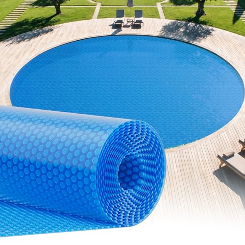 UIRWAY 16ft Round Solar Pool Cover