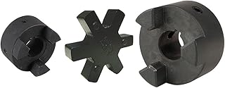 Stevens Lake Parts L095 Flexible L-Jaw Coupling Coupler Set with NBR Rubber Spider 7/8