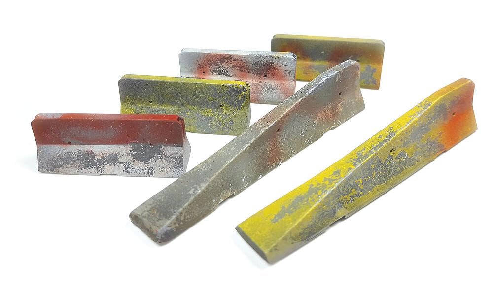 VALSC228 - Vallejo Scenics - 1:35 Urban Concrete Barriers