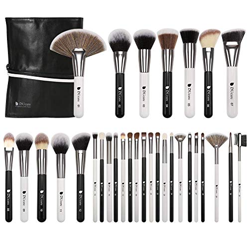DUCARE Makeup Brushes Set Professional Panda Seris Makeup Brush Set of 31 – Multicolor