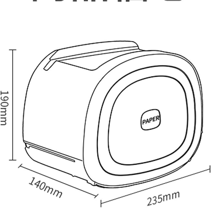 Toilet Roll Holder Waterproof Toilet Paper Holder Kitchen Paper Holder Tissue Paper Holder for Bathroom Kitchen Bedroom