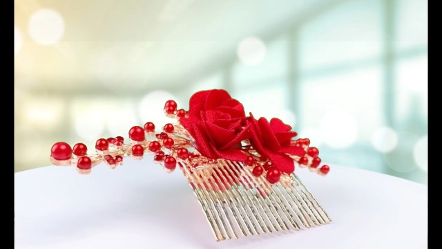 Red Rose Haircomb flower 295946231886088.jpg?fit=inside  main image 4