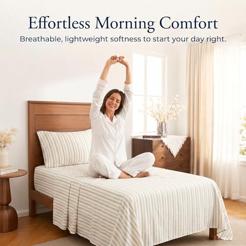 Image of Chaps Twin Size Sheet & Pillowcase Sets- 6 Piece, Deep Pocket, Wrinkle Free