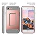 YOUMAKER Designed for iPhone SE Case/iPhone 8 Case/iPhone 7 Case (NOT Plus),Full-Body Rugged Case with Built-in Screen Protector for iPhone SE 2nd Generation/8/7 4.7 Inch - Rose Grey