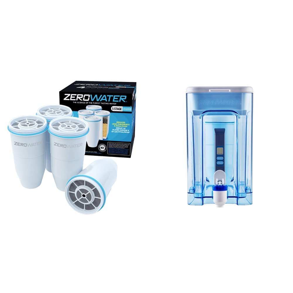 Amazon.com: ZeroWater Official Replacement Filter 4-Pack + 32-Cup