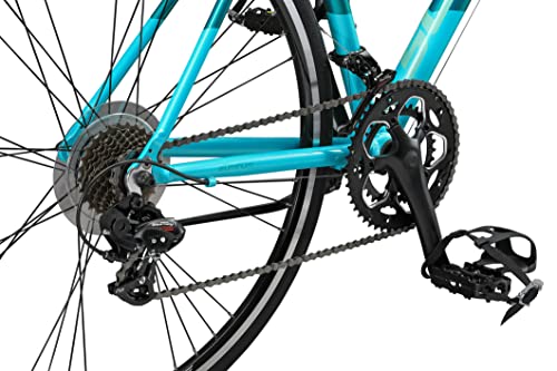 Schwinn Phocus 1400 Adult Road Bike, Mens and Womens, 14-Speed Drivetrain, 43cm Aluminum Frame, 700c Wheels, Drop Bar Handlebars, Teal by Schwinn - Image 5