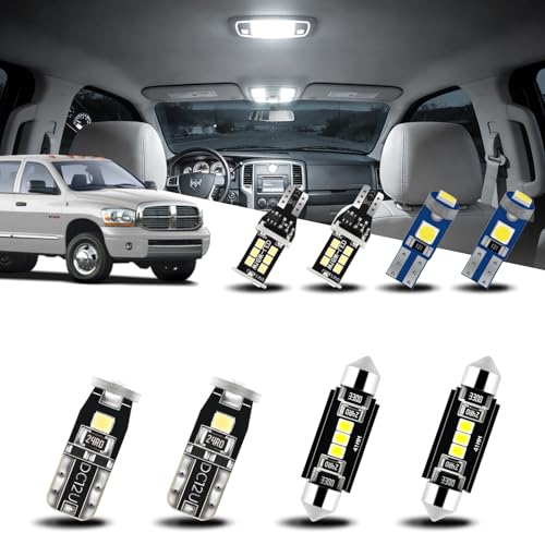 Lámparas LED para interior Dodge Ram 2003-2008, kit 14 piezas