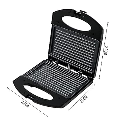 750W 220v Elektrogrill Steakmaschine, Kontaktgrill Tischgrill Sandwichtoaster Für Beidseitiges Antihaftbes… – Bild 4