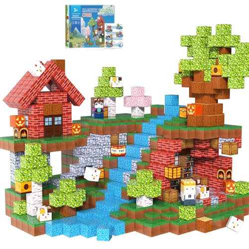 200PCS Magnetic Building Blocks for Kids, Magnet Cubes...