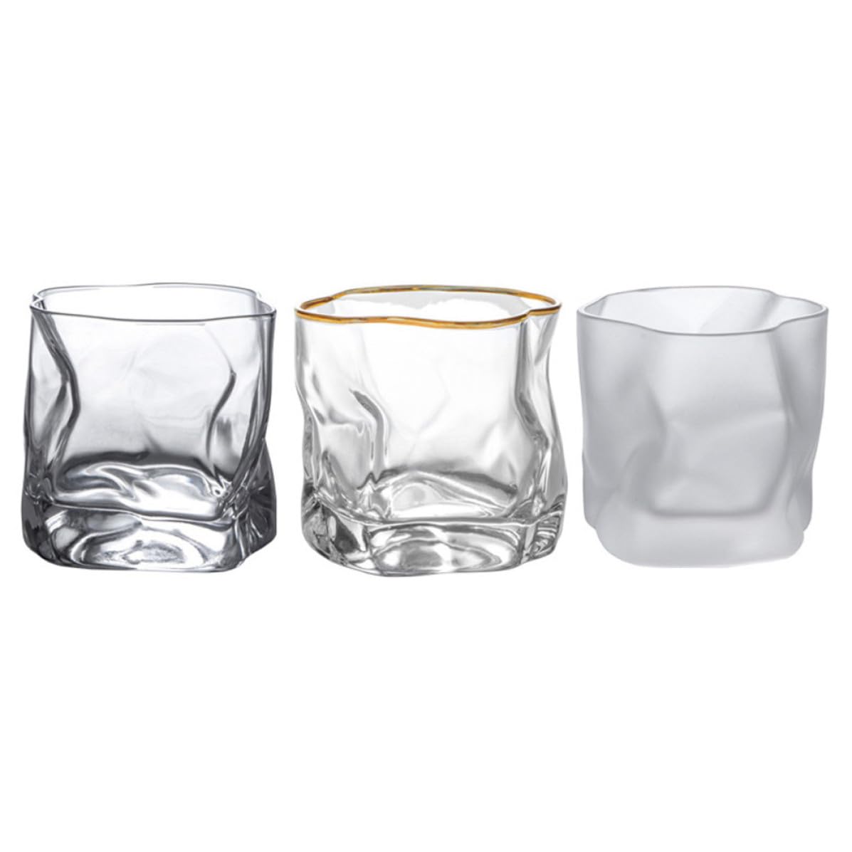 Vasos de whisky para veladas exclusivas en hoteles y celebraciones con diseño retorcido