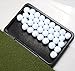 Xiuhonggg 50-Ball Capacity Golf Hitting Tray | High-Capacity Auto-Feeder for Practice | Stop Chasing Balls with Our All-Weather Design | Compatible with All Hitting Mats & Nets (Black)